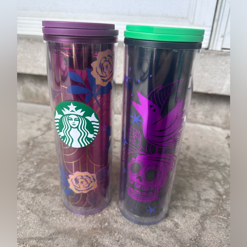 Starbucks Halloween twist lid acrylic tumbler bundle